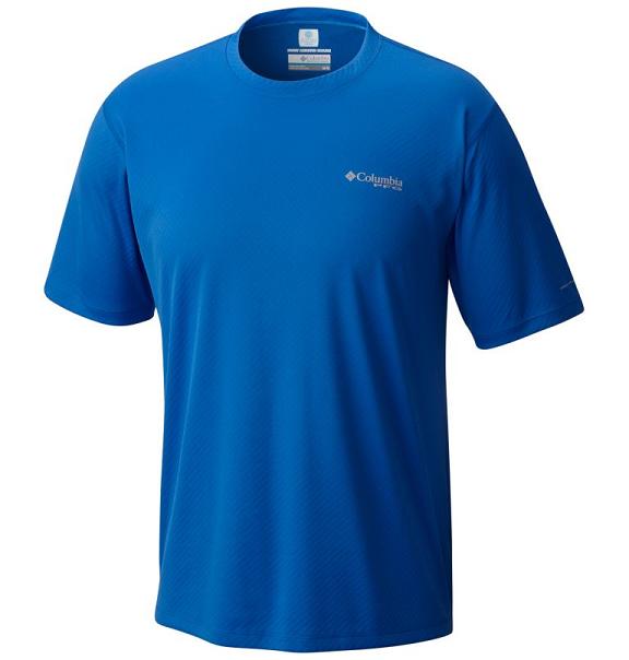 Columbia PFG Zero Rules T-Shirt Blue For Men's NZ73568 New Zealand